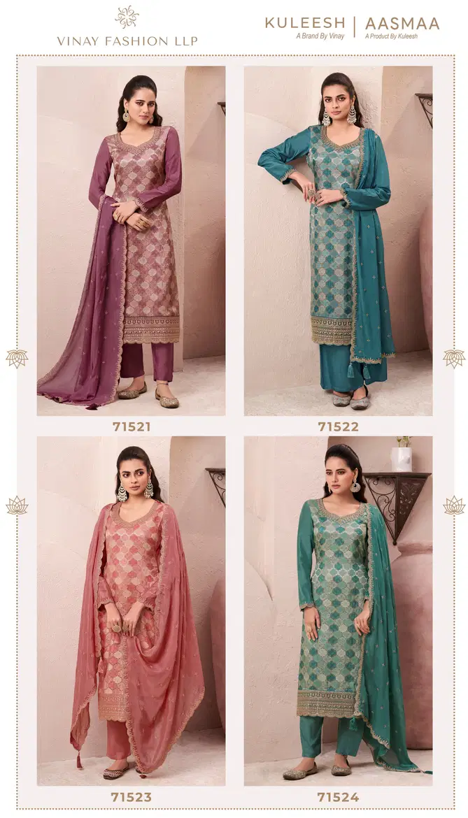 Aasmaa By Vinay Kuleesh Designer Salwar Kameez Wholesale Price